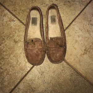 UGG chestnut moccasins